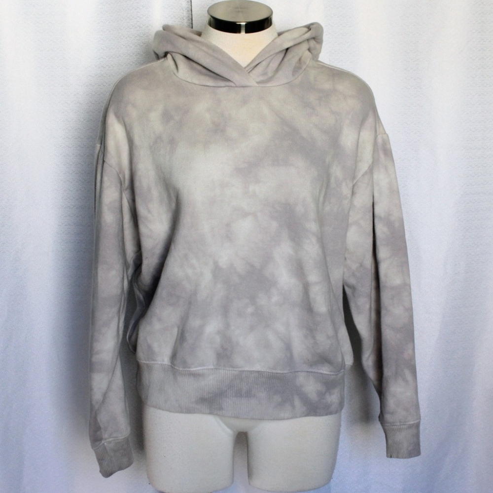 A New Day Purple Hoodie Marble Fade Oversized Cropped